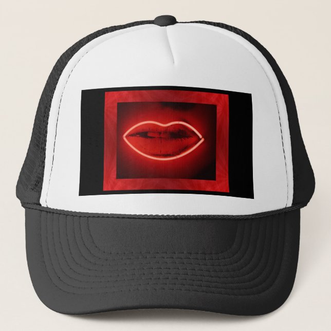 Casquette Neon Lips (Devant)