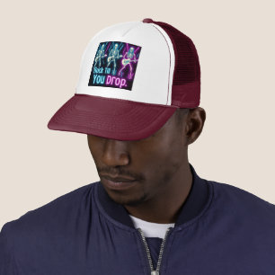 Casquette Neon Skeletons Rock Halloween Trucker Hat