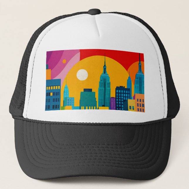 Casquette New York Pop Art (Devant)