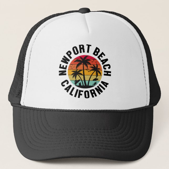 Casquette Newport Beach, Californie (Devant)