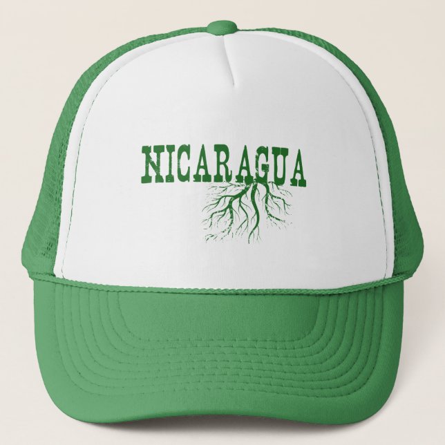 Casquette Nicaragua Racines d'arbres racines Art du Verbe ni (Devant)