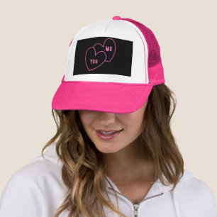 Casquette Nice et Lovely Deux Coeurs ensemble Toi et Moi