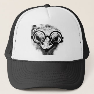 Casquette Nicolaus l'autruche dans le graphique noir et