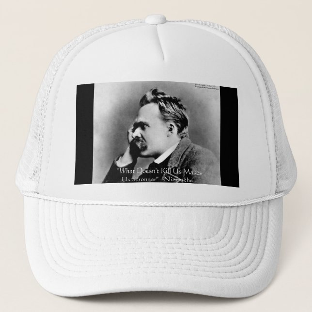 Casquette Nietzsche "Ne tue pas U" Citation Cadeaux & Tee -  (Devant)