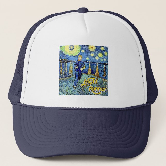 Casquette Night Runner Starry Night (Devant)