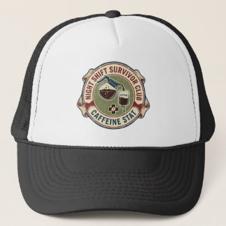 Casquette Night Shift Survivor Club Caffeine Nurse Coffee