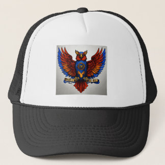Casquette "Nightfall Emissary : Owl and Spiderweb Broder