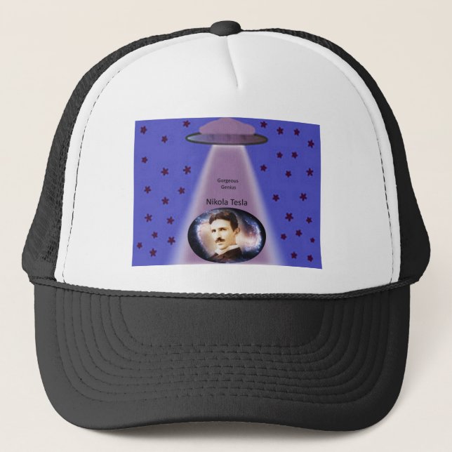 Casquette Nikola Tesla - Génie (Devant)