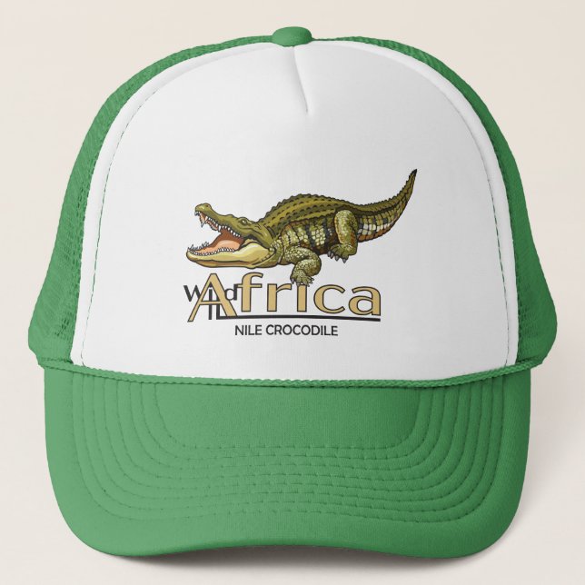 Casquette Nile crocodile. Wild Africa (Devant)