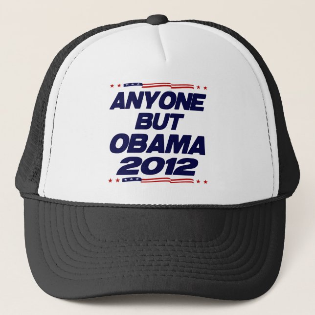Casquette N'importe qui mais Obama 2012 (Devant)