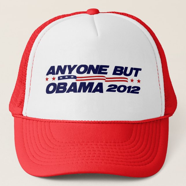 Casquette N'importe qui mais Obama 2012 (Devant)