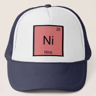 Casquette Nina Nom Chimie Élément Tableau Périodique