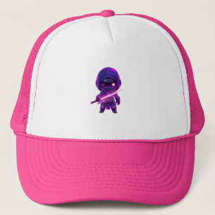 Casquette Ninja Robotique Neon - Charte Style Cyberpunk