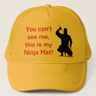 Casquette ninja, vous ne pouvez pas me voir, ceci est mon