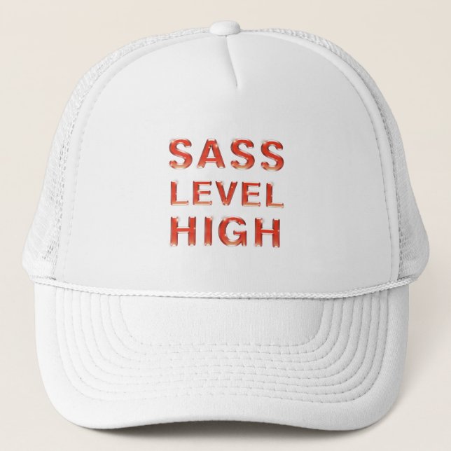 Casquette Niveau de Sass Élevé (Devant)