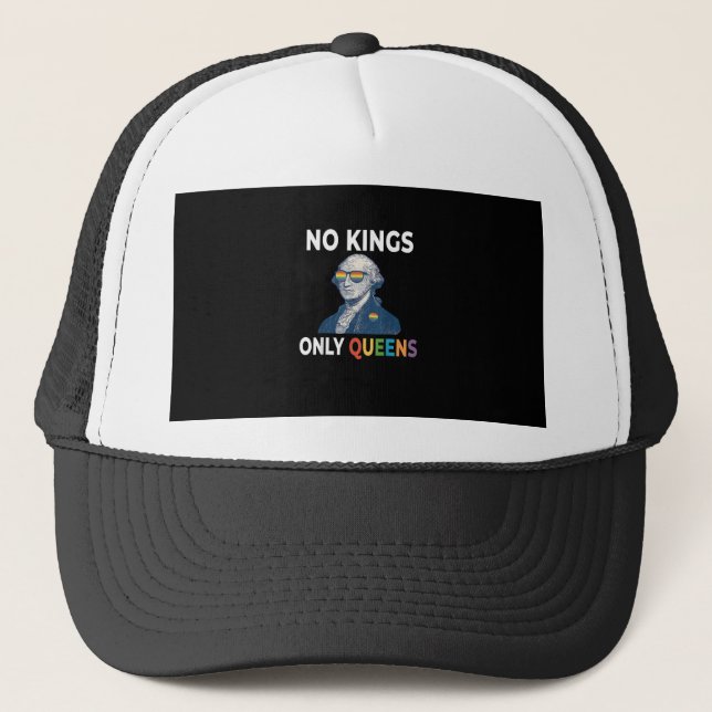 Casquette No Kings In America Only Queens Funny Queer Gay Pr (Devant)