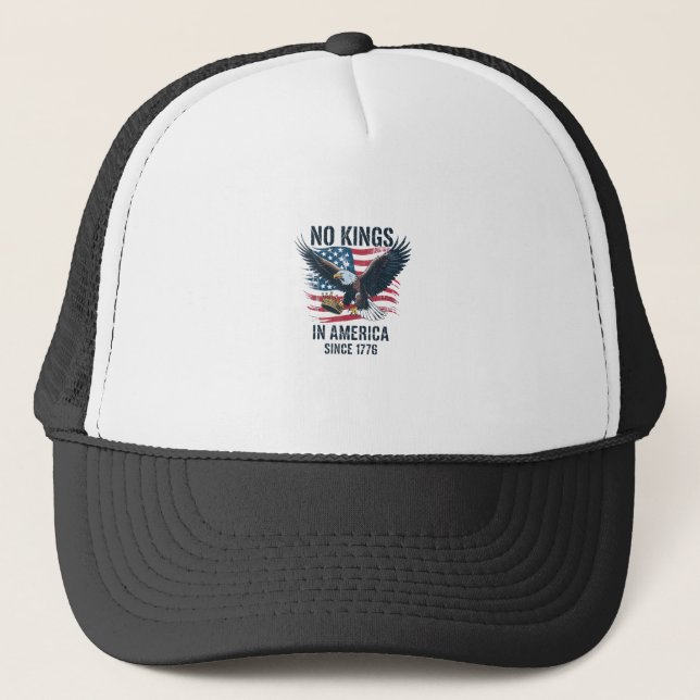 Casquette No Kings In America Since 1776 Minimal Clean (Devant)