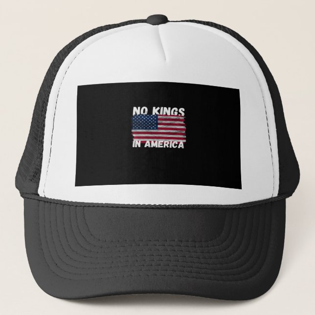 Casquette No Kings In America USA Flag Freedom Classic (Devant)
