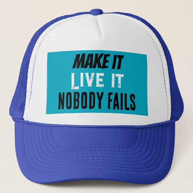 Casquette Nobody Fails  (Devant)