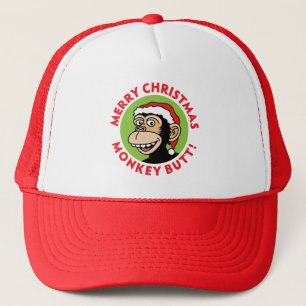Casquette Noël à Monkey Butt