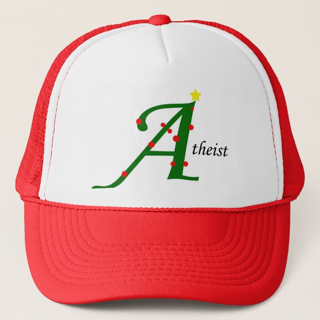 Casquette Noël athée (Devant)