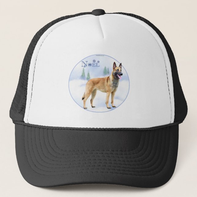 Casquette Noel Belge Malinois (Devant)