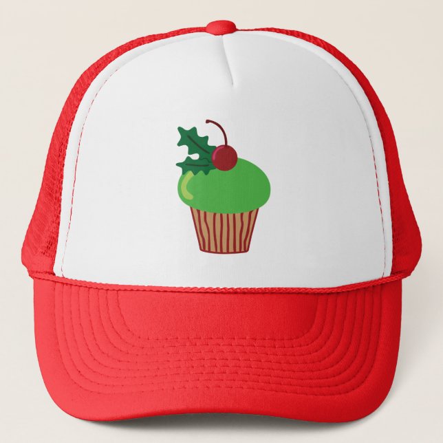 Casquette Noël Cupcake (Devant)