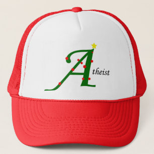 Casquette Noël d'athée