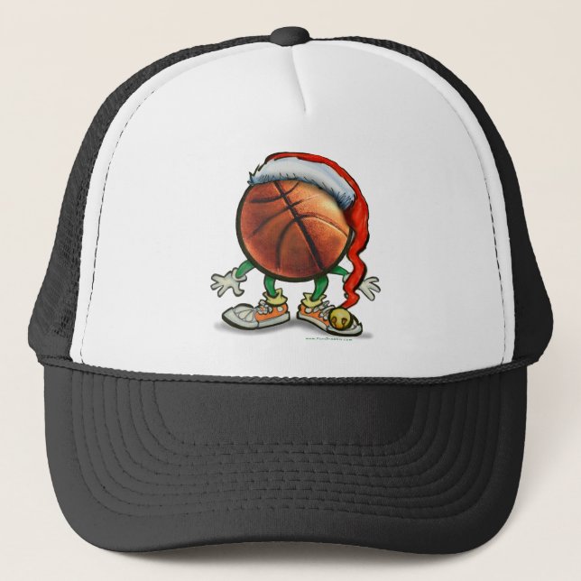 Casquette Noël de basket-ball (Devant)