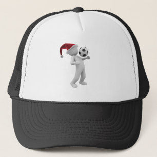 Casquette noël de football