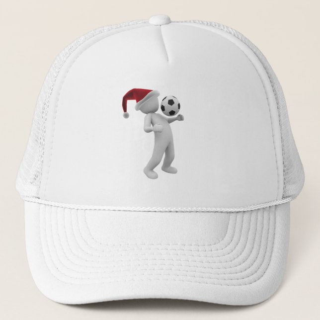Casquette noël de football (Devant)
