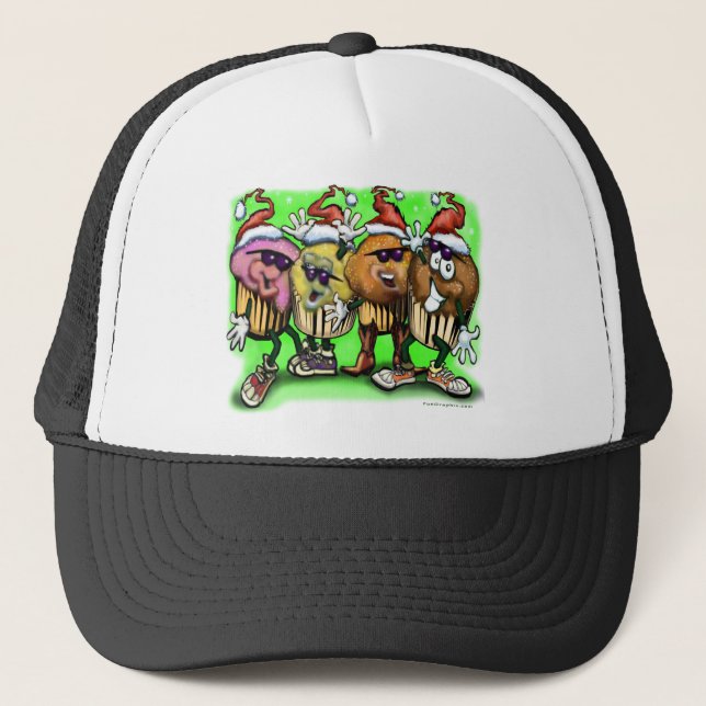 Casquette Noël de petit gâteau (Devant)
