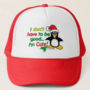 Casquette Noël drôle je ne dois pas être bon je suis mignon