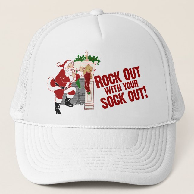 Casquette Noël drôle le père noël (Devant)