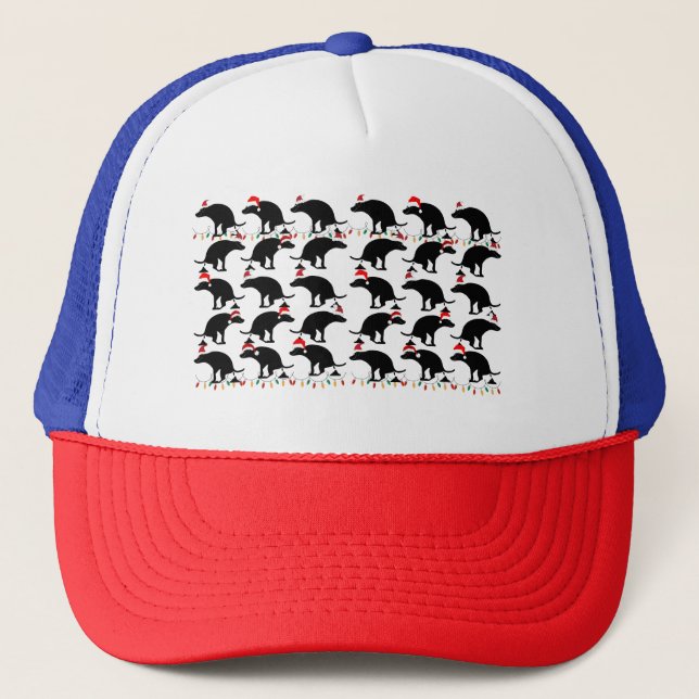 Casquette Noël du chien qui vole (Devant)
