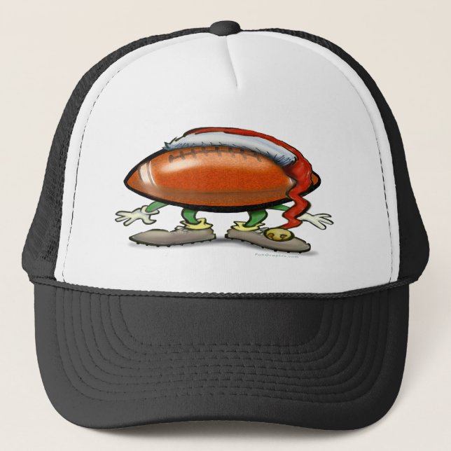 Casquette Noël du football (Devant)