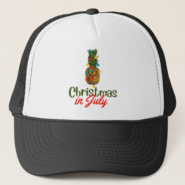 Casquette Noël en juillet (Devant)