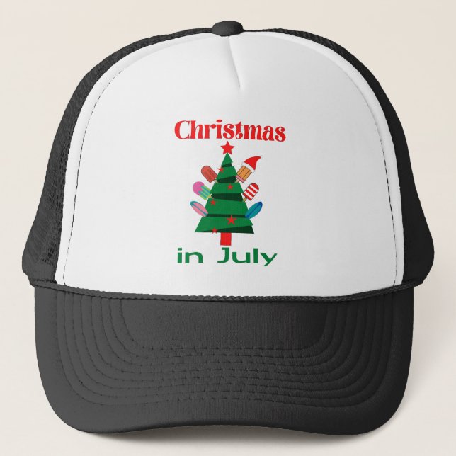 Casquette Noël en juillet (Devant)