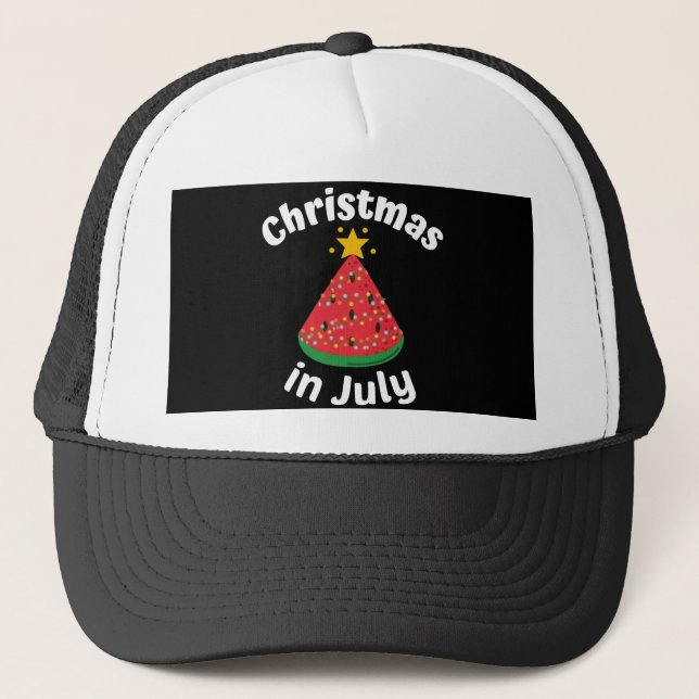 CASQUETTE NOËL EN JUILLET (Devant)