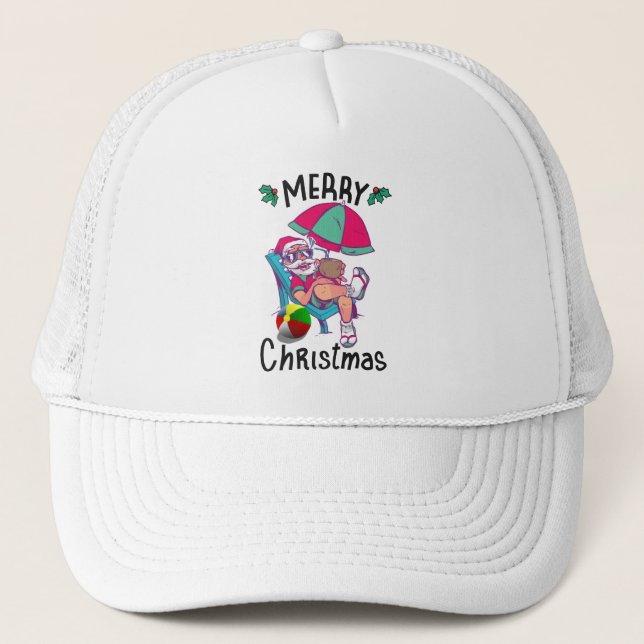 Casquette Noël en juillet (Devant)