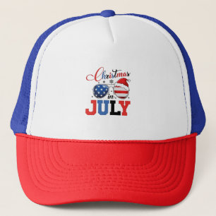 Casquette Noël en juillet Funny Santa Xmas 4 juillet 