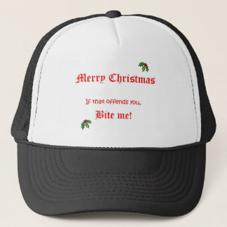 Casquette Noël me mordent