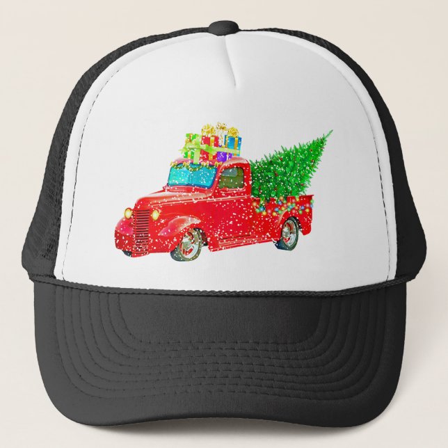 Casquette Noël Retro (Devant)