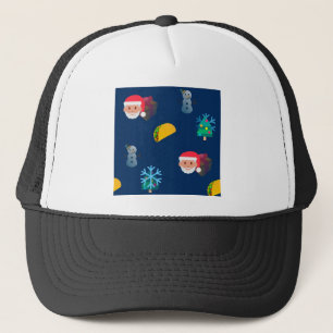 Casquette noël taco emoji