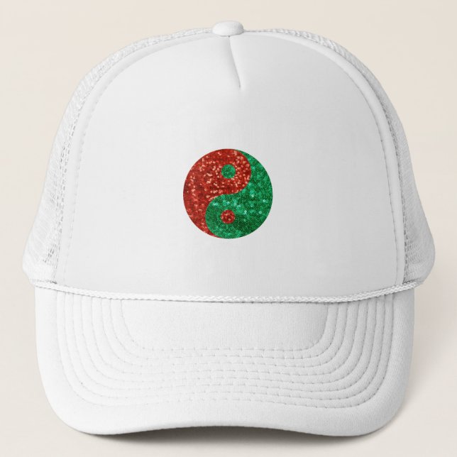 Casquette noël yin yang (Devant)