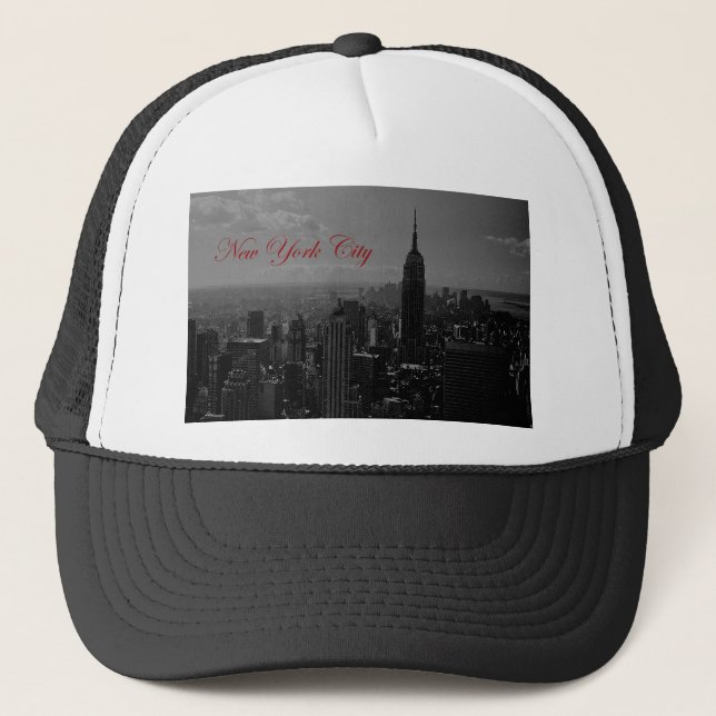 Casquette Noir blanc New York (Devant)