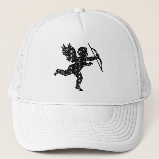 Casquette noir cupide (Devant)