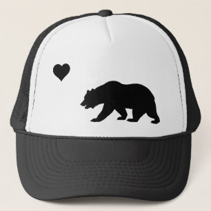 Casquette noir de camionneur d'amour de la