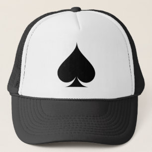 Casquette noir de camionneur de symbole de pelle