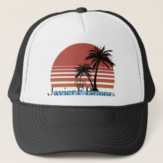 Casquette noir de camionneur d'été